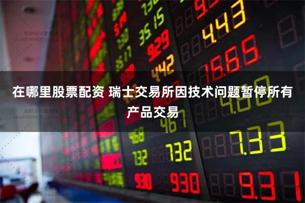 在哪里股票配资 瑞士交易所因技术问题暂停所有产品交易