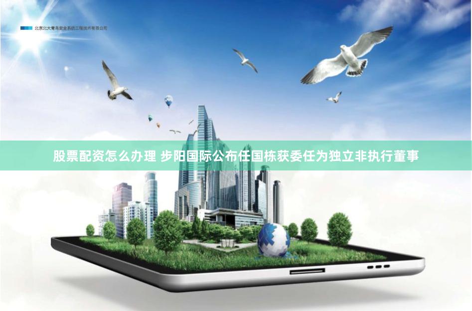股票配资怎么办理 步阳国际公布任国栋获委任为独立非执行董事