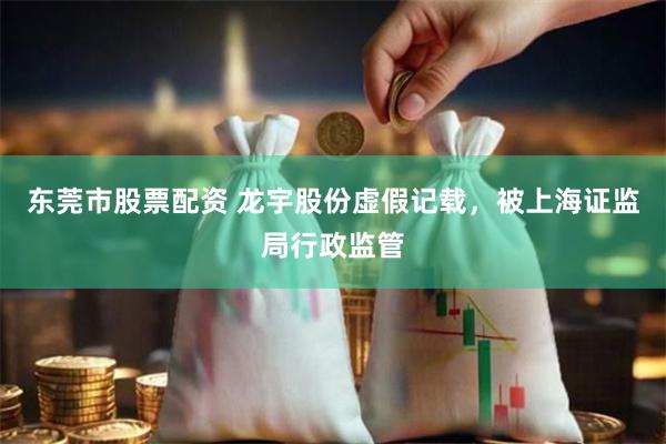 东莞市股票配资 龙宇股份虚假记载，被上海证监局行政监管