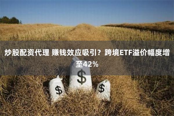 炒股配资代理 赚钱效应吸引？跨境ETF溢价幅度增至42%