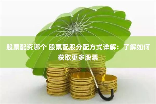 股票配资哪个 股票配股分配方式详解：了解如何获取更多股票