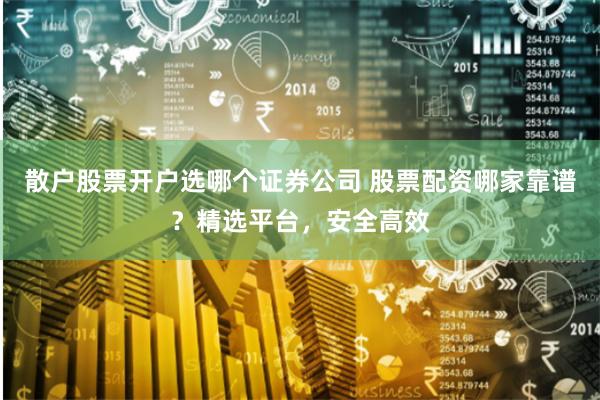 散户股票开户选哪个证券公司 股票配资哪家靠谱？精选平台，安全高效