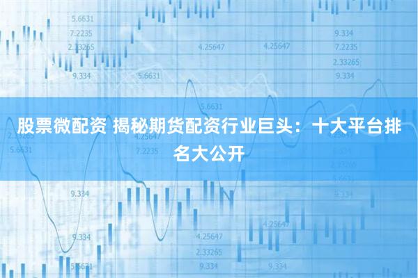 股票微配资 揭秘期货配资行业巨头:十大平台排名大公开